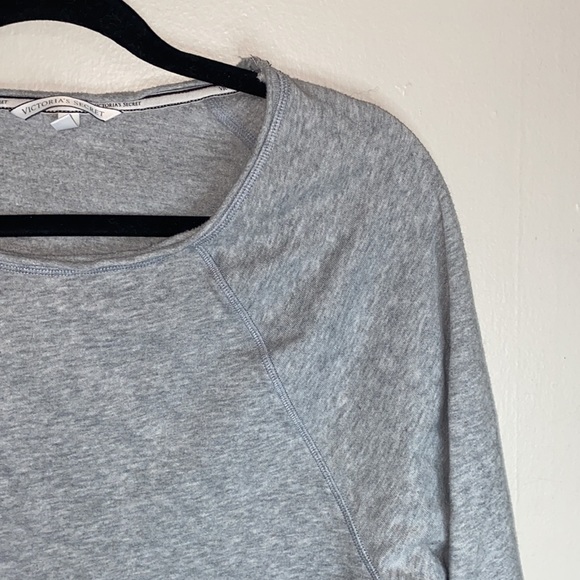 PINK Victoria's Secret Sweaters - ⚡️Grey Victoria Secret 1/2 sleeved sweatshirt!